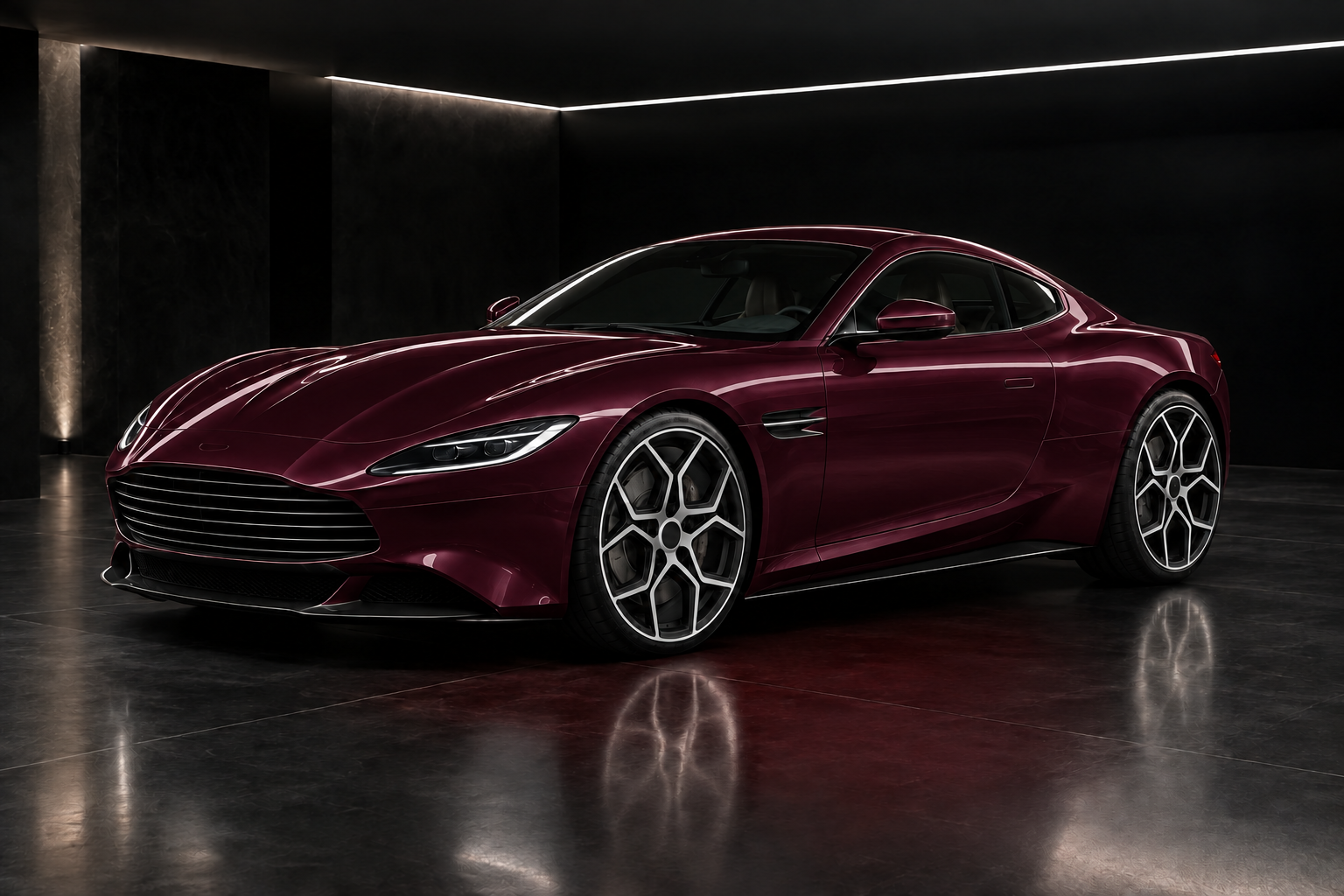 Burgundy · gloss paint